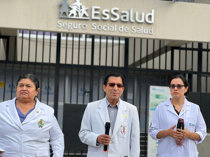 Imagen institucional referencial de atención de salud